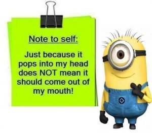 image of a minion quote